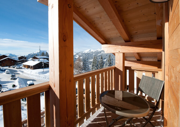 hotel les gets balcon